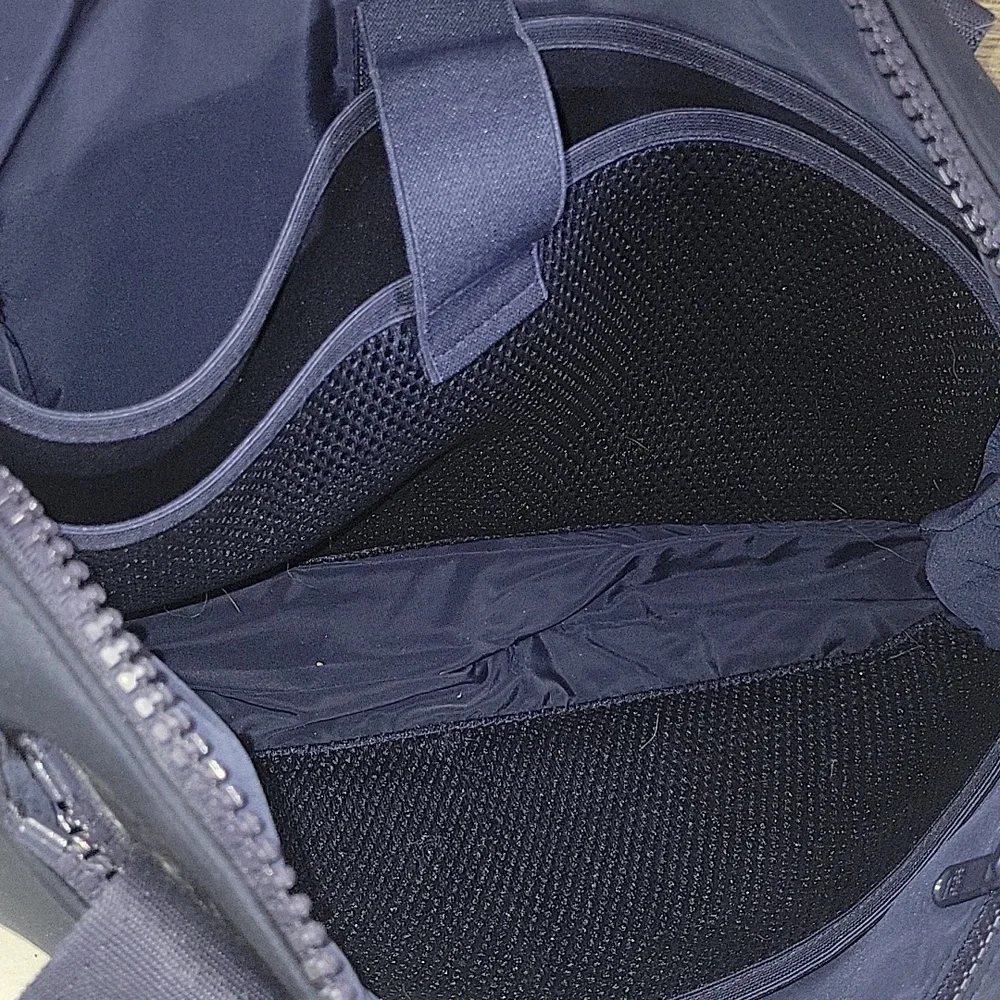 Dagne Dover Navy Blue Laptop Crossbody Business Bag